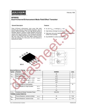 NDS9936 datasheet  